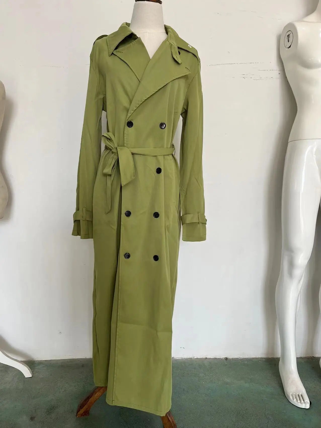 2025 Spring Autumn Men's Overcoat Vintage Long Trench Coat Men New Jacket Coats Men Business Casual Long Solid Windbreak Outwear