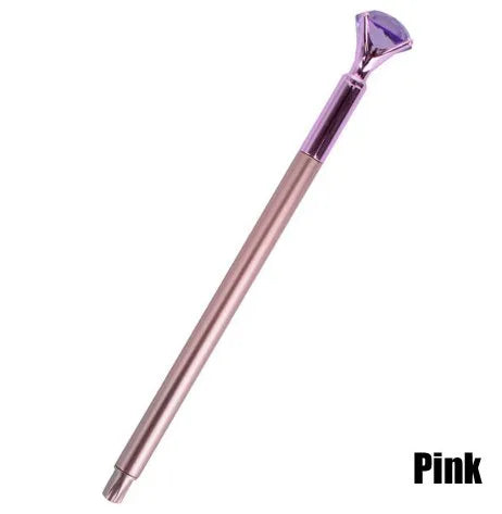 25 Pcs Wholesale Creative Plastic Big Diamond Gel Pen for Gift Pen Student Pen Fresh Stationery Back To School Gel Pen Set