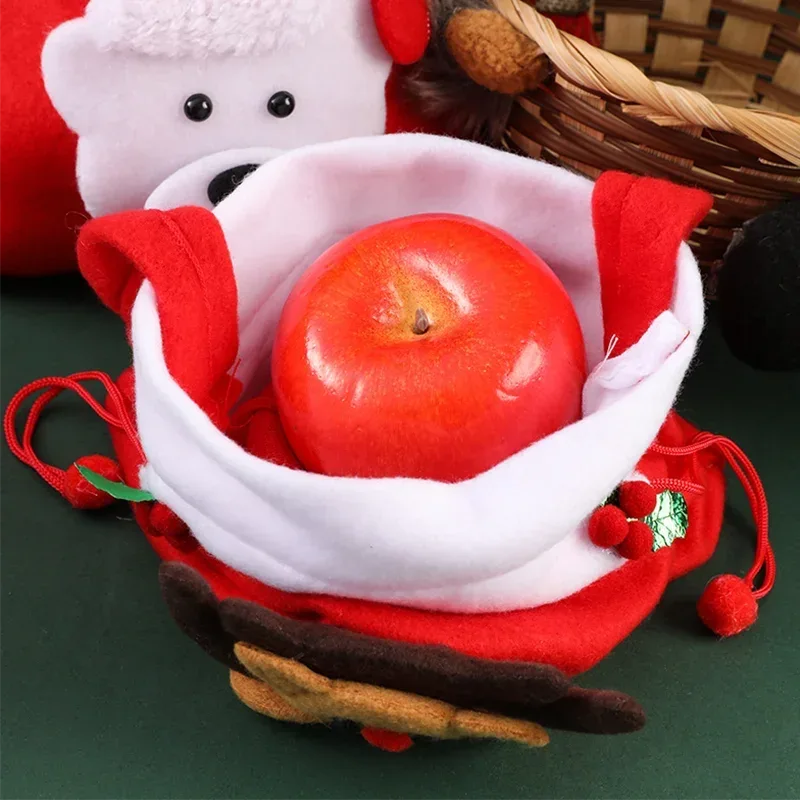 30PCS Christmas Tote Bags Candy Bags Children's Gift Bags Christmas Gift Organisers Santa Elk Tote Bags Christmas Gifts - KADIR MARKET