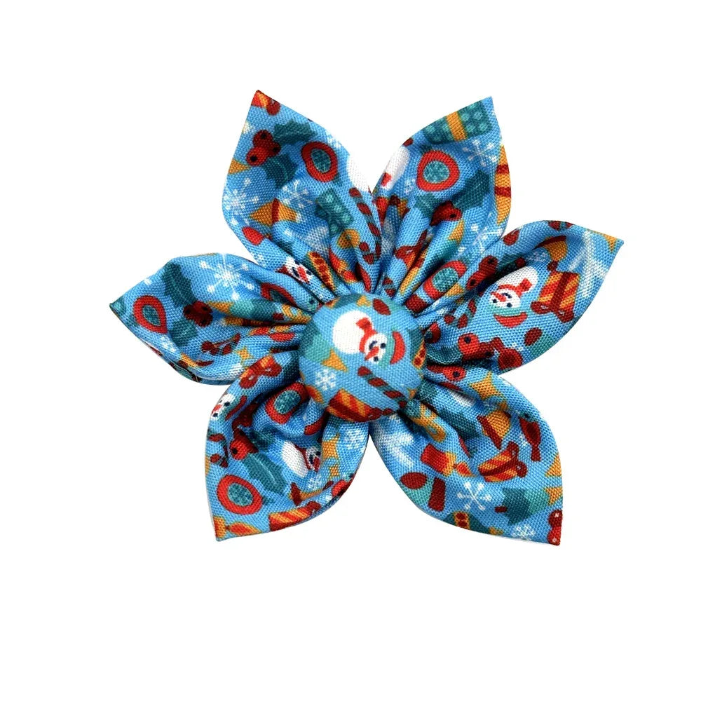 50/100pcs Christmas Pet Dog Flower Collar Accessories Slidable Pet Dog Bow Tie Collar Dog Grooming Accessories For Small Dogs - KADIR MARKET