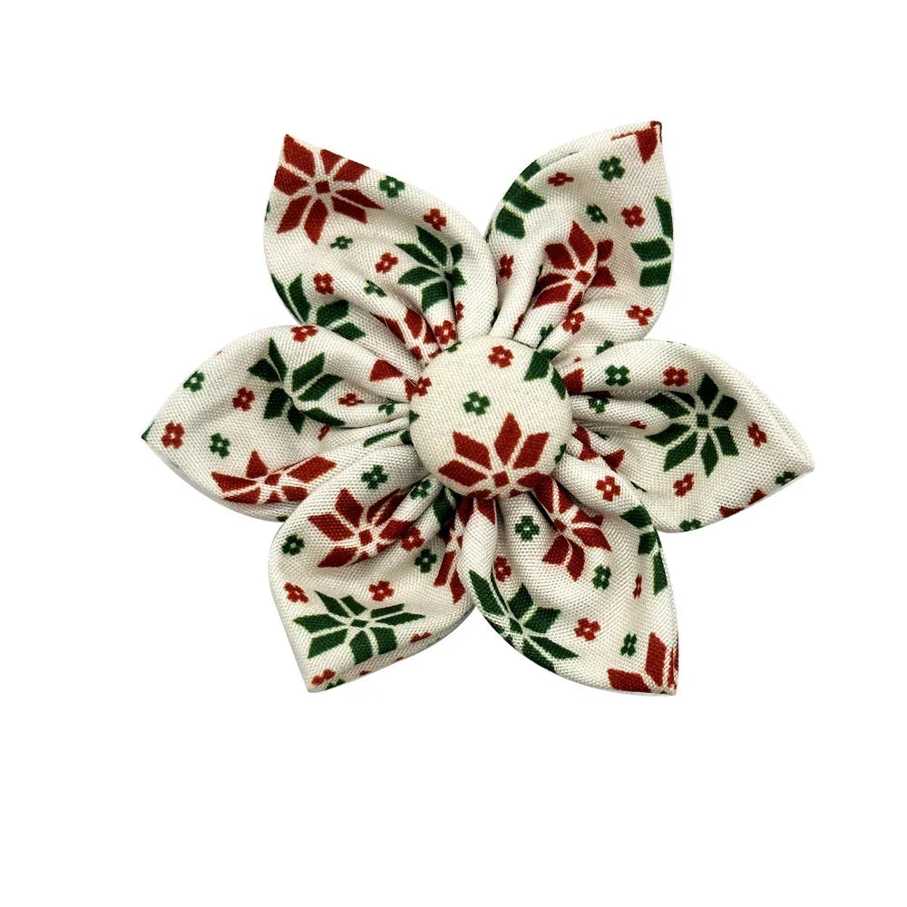 50/100pcs Christmas Pet Dog Flower Collar Accessories Slidable Pet Dog Bow Tie Collar Dog Grooming Accessories For Small Dogs - KADIR MARKET