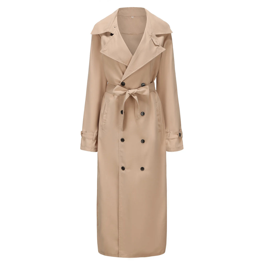 2025 Spring Autumn Men's Overcoat Vintage Long Trench Coat Men New Jacket Coats Men Business Casual Long Solid Windbreak Outwear